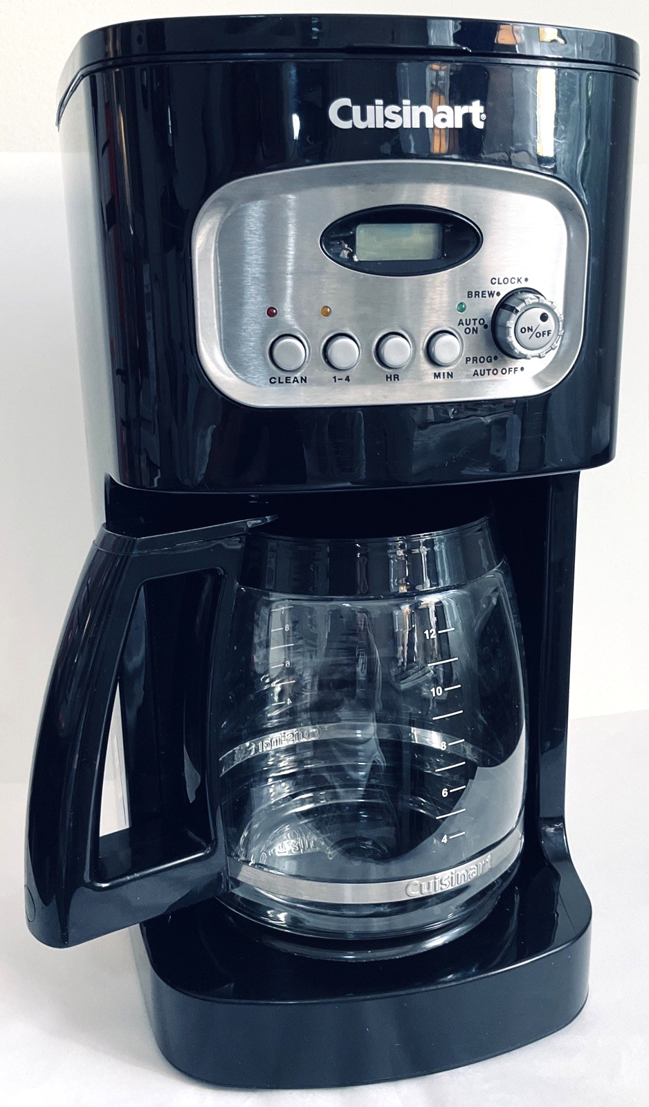 - Black - 12 Cup Programmable  Easy To Use