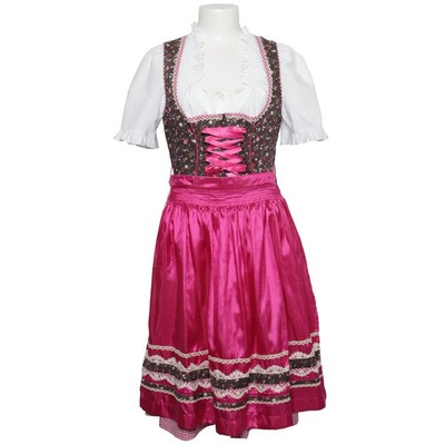 Krüger Madl, Dirndl, Größe: 38, Pink/Schwarz/Weiß, Baumwolle/Polyester #Dlu