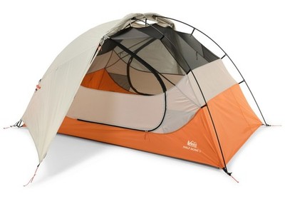 Tent with Footprint Half Dome For 2-Person, Easy Setup & Protective Rainfly