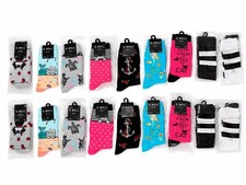 Women s crew Socks Lot Novelty Crew Socks K Bell ize 9-11 lot of 18 Pairs
