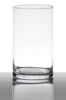 Inna-Glas Glasvase Sansa, Zylinder - Rund, Klar, 15Cm, Ø 9Cm