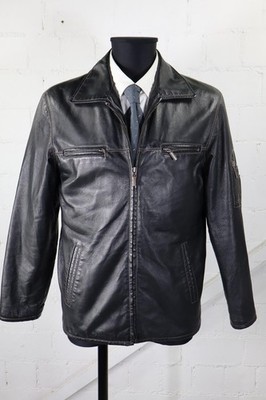 Angelo Litrico schwarze Leder-Jacke Gr.S echtes Leder Top Zustand