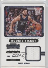 2022-23 Panini Contenders Rookie Ticket Swatches David Roddy #RTS-DRM bn5