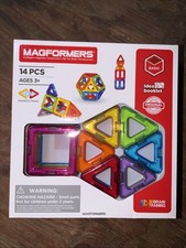Magformers Standard Line Magnetic Rainbow 14 Piece Set