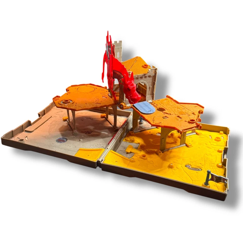 Matchbox Pop Up Folding Playset Dragon Castle Treasure 2005 Mattel Fold N Go - Image 2 of 4