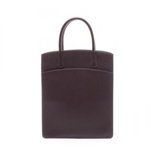 Bolso de Mano HERMES Blanco Baño Cuero Fiordo Marrón Evennes Usado Mujer GHW F