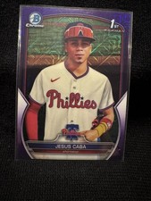 2023 Bowman Chrome Prospects Jesus Caba #BCP-164 Mojo Refractor (RC) /299