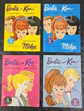 Mattel VTG 1960s Barbie Ken Midge Fashion Mini Booklet Catalog - Lot of 4