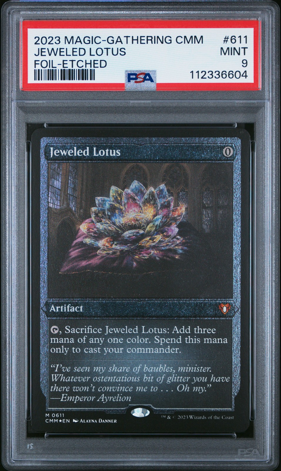 MTG jeweled lotus 宝石の睡蓮 foil PSA9 フルアート 1x Jeweled