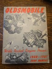 Vntg Original Oldsmobile Shop Manual 1950-1951 Rocket Power Engine Vntg Original Oldsmobile Shop Manual 1950-1951 Rocket Power Engine