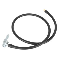 39.37" Tire Inflator Pump Hose with Locking Air Chuck for Car Motorcycle