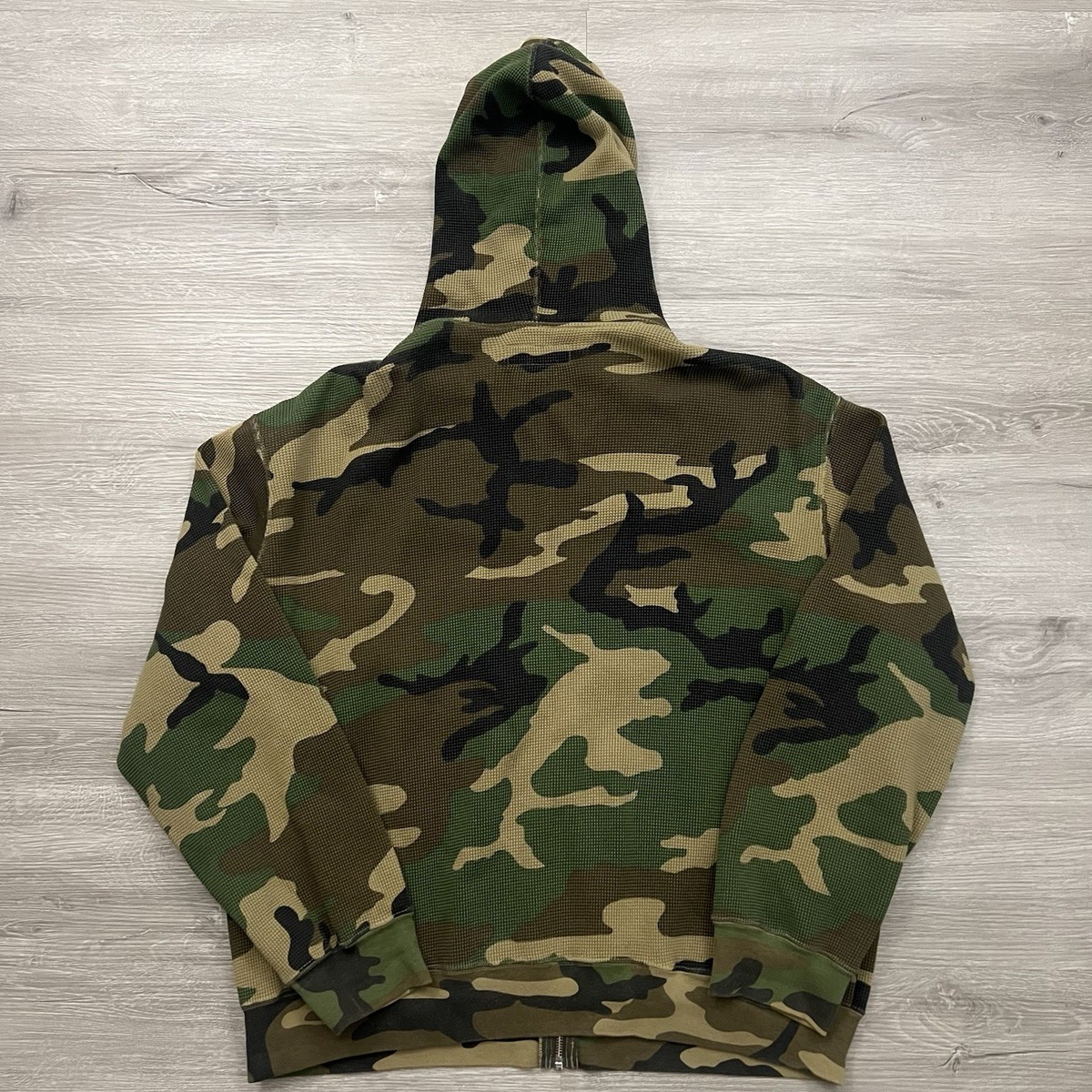 Supreme Thermal Zip Up Hoodie Camo Size Medium Brand New SS24 | eBay