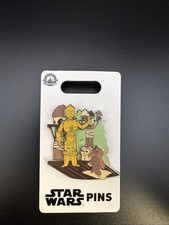 2023 Disney Parks Star Wars Cartoon C-3PO And Ewoks Return Of The Jedi Pin New