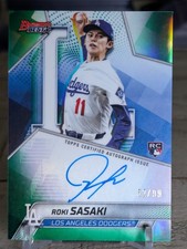 2025 Bowmans Best - Best Of 2025 Roki Sasaki B25-rs Green Auto 99