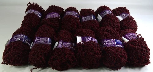 Pingouin Astrakan Luxury Yarn Lot of 12 Vintage RARE HTF 55 yards image 2