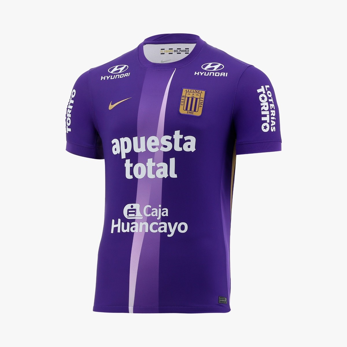 Jersey Camiseta Alianza Lima Morada Octubre Soccer 2025 Nike Peru