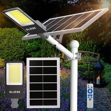 20000 LM Straßenlampe LED Außen Solar Straßenlaterne Solarleuchte Garten Fluter