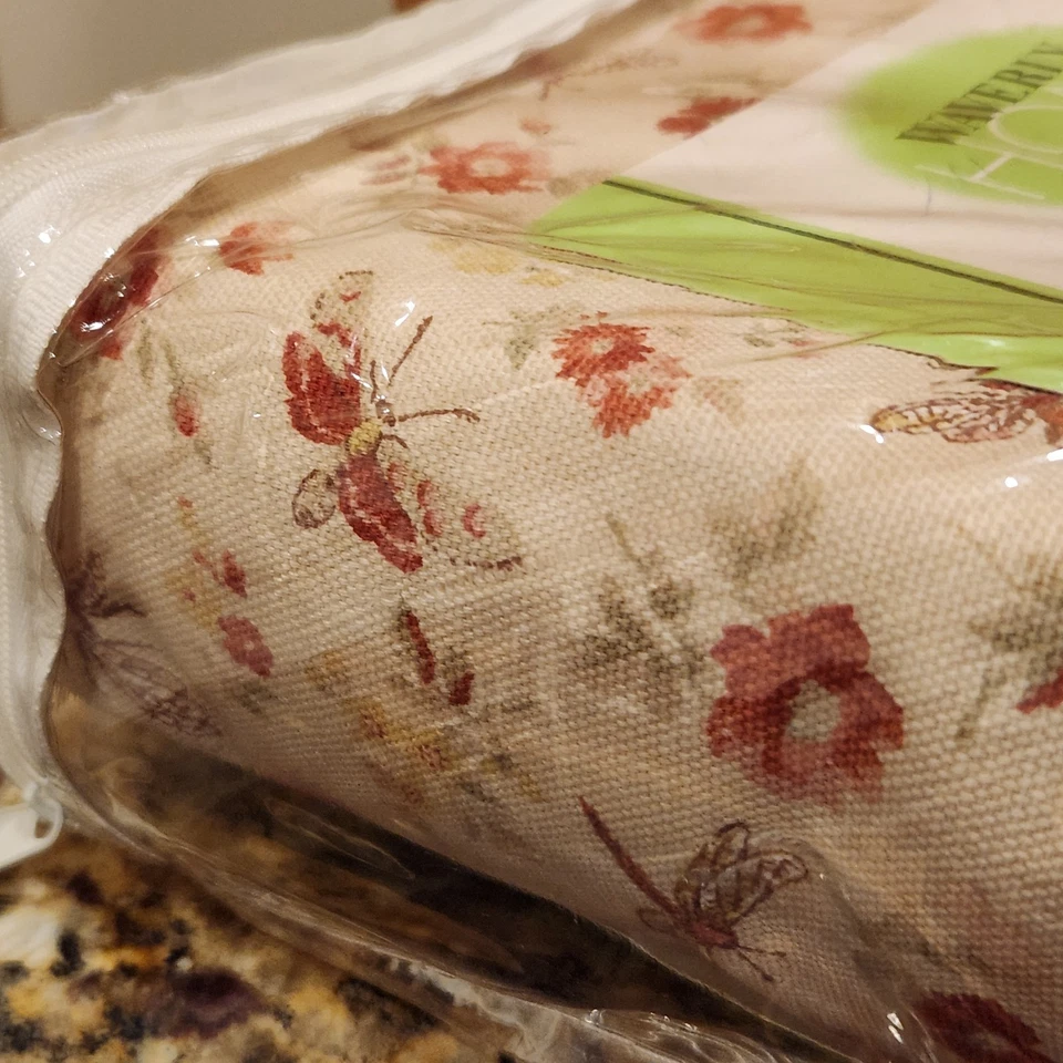 Waverly Home Classics Clarissa Valance Flea Market Parchment DragonFly 42x22" - Image 2 of 4