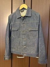 A.P.C. Denim Jacket S Mint Unused Work Style Blue Cotton Outerwear