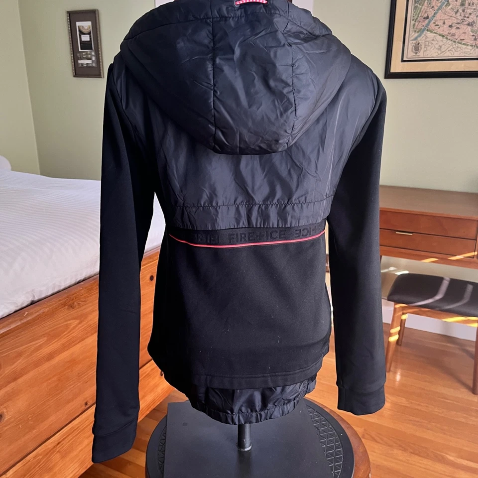 Bogner para mujer talla Chaqueta S Fire + Ice Ofra2 Powerstretch con capucha cremallera completa negra Foto 2 de 4