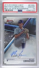 2018 Bowman's Best of Matthew Liberatore #B18-ML PSA 10 GEM MT Auto