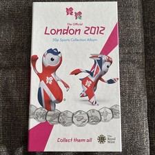 Royal Mint Olympic Album The Official 2012 50p Sports Collection Album Coin
