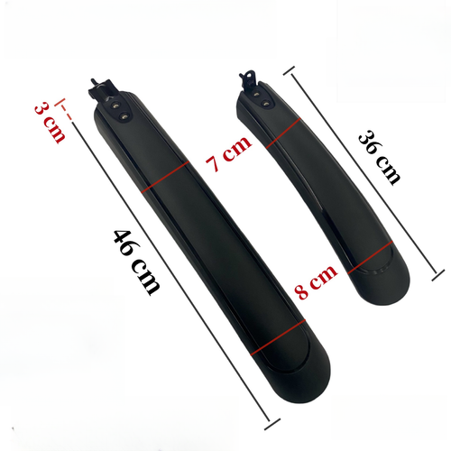 Mountain Bike Guards Bike Splash Guards Adjustable Mounting Effective Protection - Picture 1 of 26