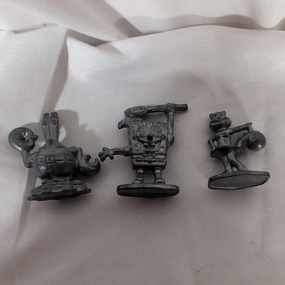 SpongeBob Squarepants Monopoly Replacement Metal Tokens  3 Pieces Free Shipping