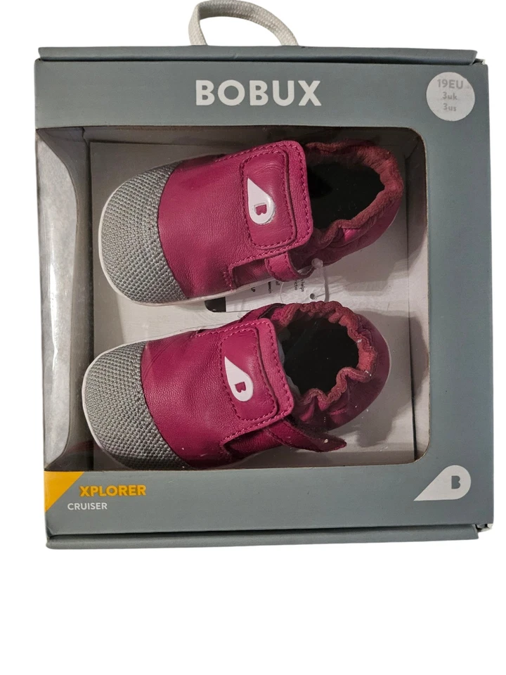 Nuevo en Caja Bobux Step Up Xplorer Origin Cruiser Magenta Talla 3 US Baby Foto 3 de 4