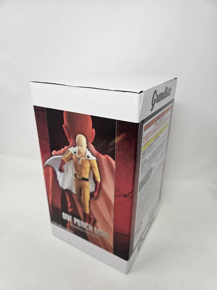 Banpresto Grandista One Punch Man Saitama Figure Statue Box Bandai Spirits PVC - Image 3 of 4