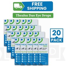 THEALOZ Duo 10ml   Eye Drops PACK OF 20 Dry