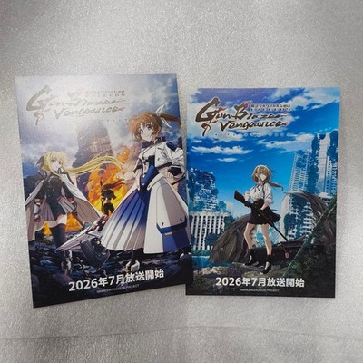 AnimeJapan 2026 Magical Girl Lyrical Nanoha Postcard Set 2 Karten