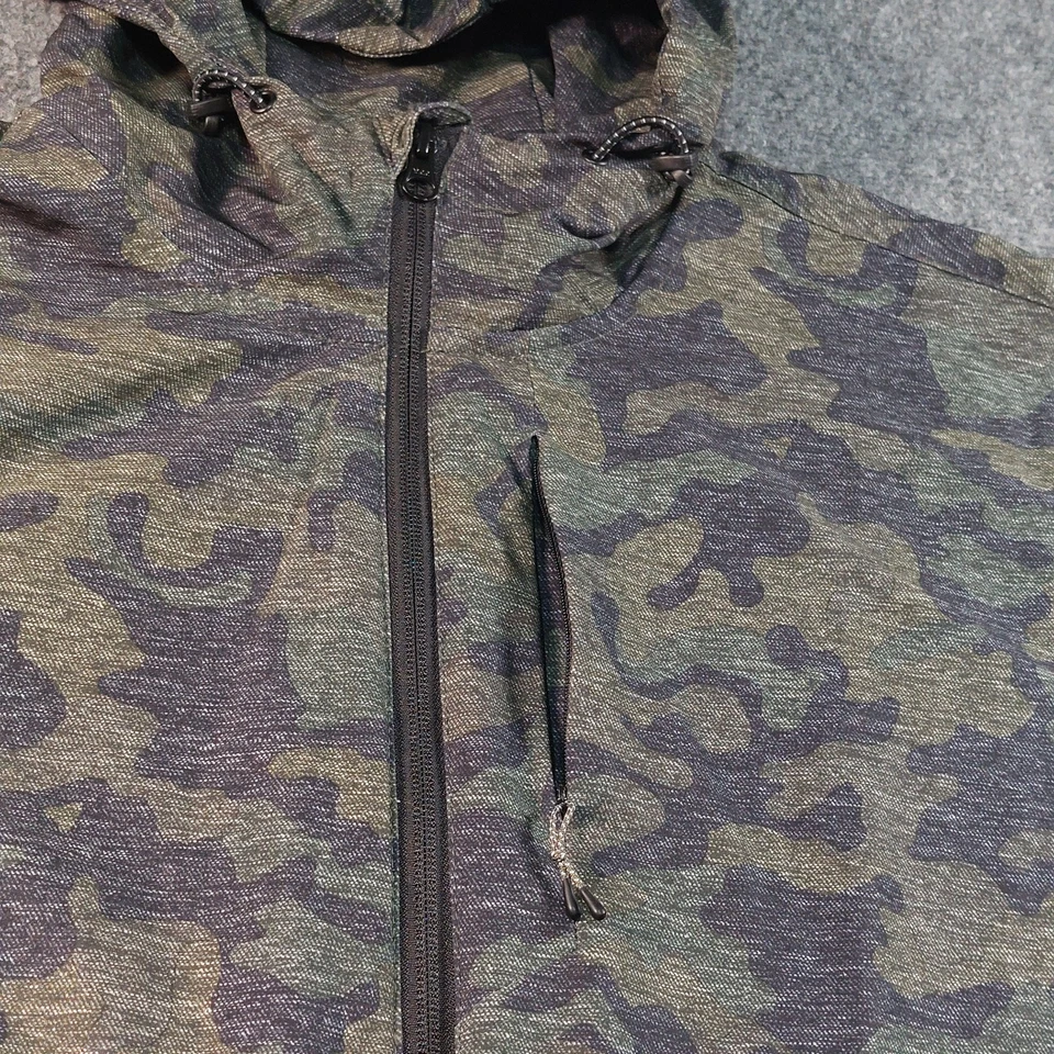 Rip Curl Anti Series Camo Jacket Size Large Water resistant Windbreaker Hoodie - Image 3 of 4