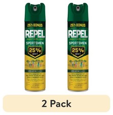 2 pack Repel Insect Repellent Sportsmen Formula 25 DEET, Bonus Aerosol, 8.125