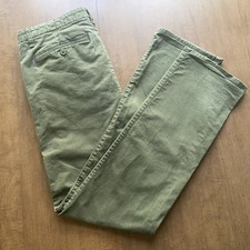 Gap Kids Army Green Chino Pants Size Husky 16 Teen Casual Dress Canvas Adjusts