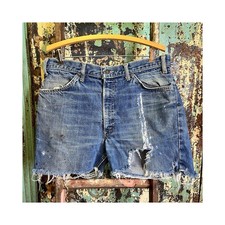 Vintage 1970s Levi s Cut Off Shorts 35 Waist