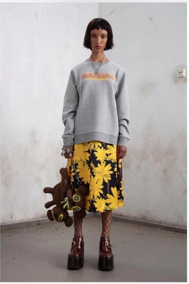 Marc Jacobs Heaven x Steiff S Gray Crewneck Sweatshirt Teddy Lettering