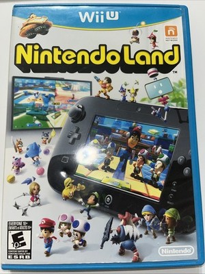Nintendo Land 2012 Wii U Party Shooter Racing Platform Fighting Video Game Disc