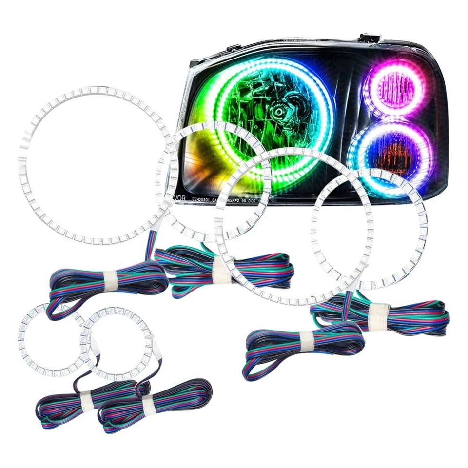 For Nissan Frontier 01-04 ORACLE ColorSHIFT® Halo Light Kit - Triple 3564-334 Foto 2 de 4