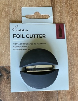 Rabbit Wine Bottle Foil Cutter Black W6113 1ea NEW
