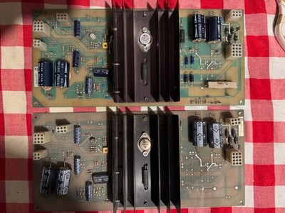 Two boards: 1980's ATARI REGULATOR/AUDIO ii BOARD # A035435 
