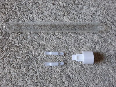 Queen Ant Starter Colony Test Tube with Feeder Cover and Two Feeder Slides