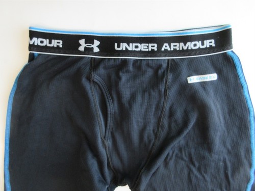 Under Armour Fitted Pants YOUTH SMALL Base 2.0 Leggings Grid Fleece Baselayer - Picture 3 of 5