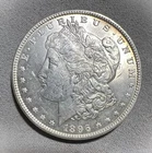 1896 P Morgan Silver Dollar Choice BU High Grade 90% Silver UNC