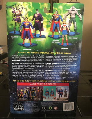 DC DIRECT SUPERMAN BRAINIAC 13 ACTION FIGURE NIB | eBay