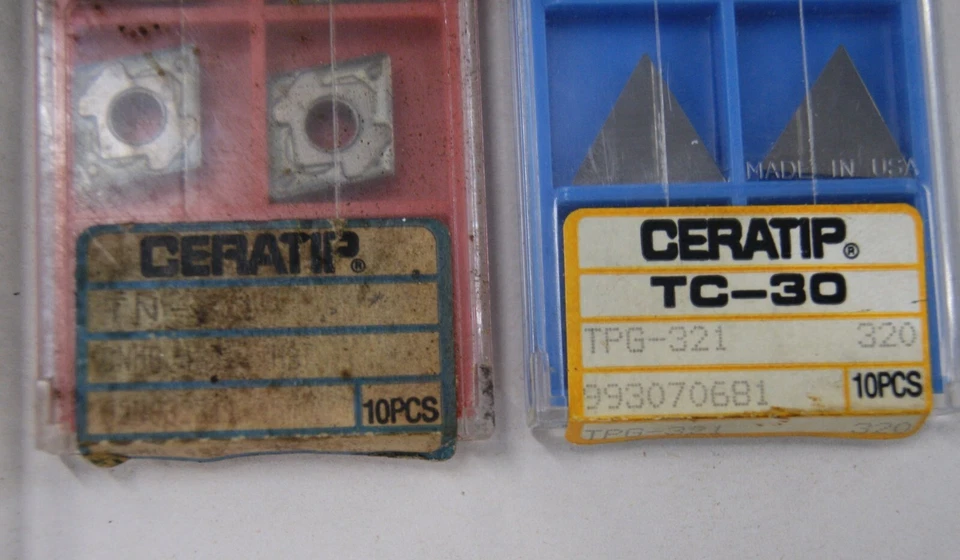 Lot of 27 Ceratip Carbide Indexable Inserts TC30 sng-634b, TN60 USA Made, BN3904 - Image 3 of 3