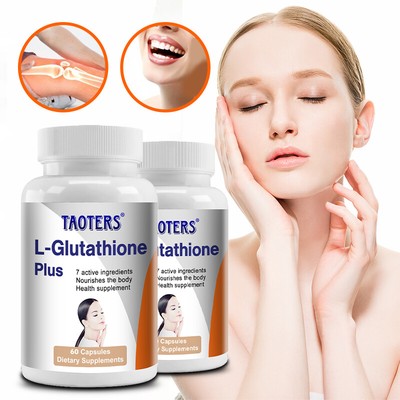 L-Glutathione Natural 60 Capsules - Antioxidant, Whitening, Immunity Enhancement