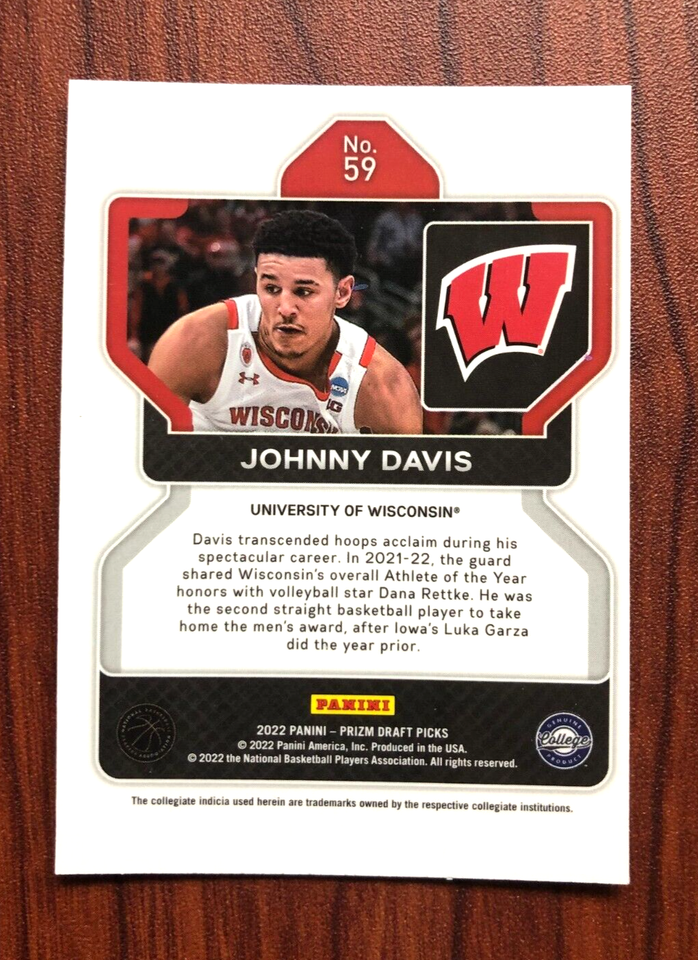2022-23-panini-prizm-draft-picks-johnny-davis-rookie-card-59-rc