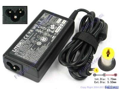 ORIGINAL ACER Netzteil Ladegerät - 65W 19V 3,42A - Liteon PA-1650-69