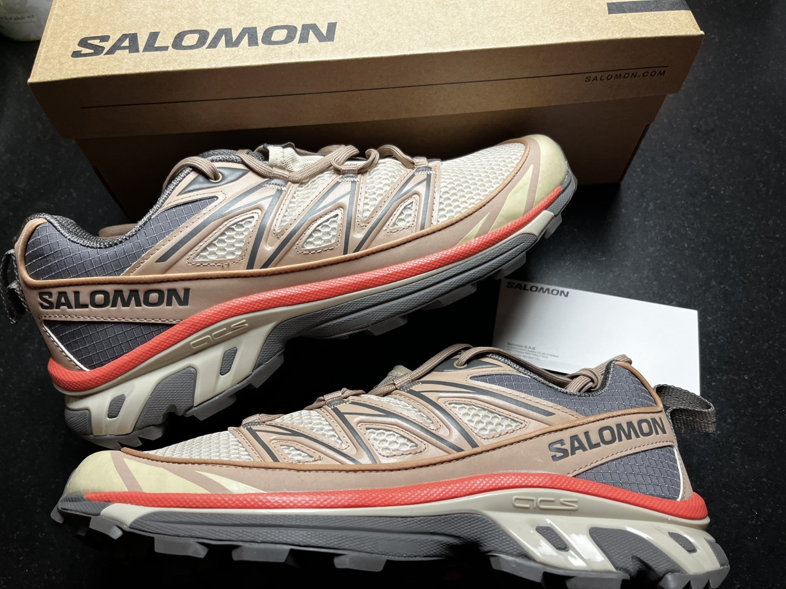 Sneaker SALOMON XT 6 Expanse Natural Cement taglia 44 2 3 (US 10.5) NUOVE IMBALLO ORIGINALE